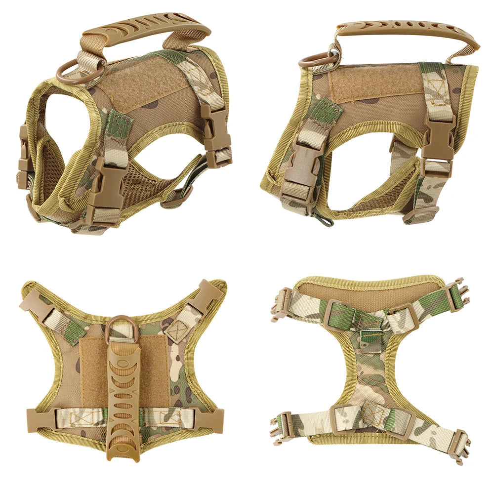 Tactical Cat Harness with Handle | Escape-Proof Outdoor Pet Vest
