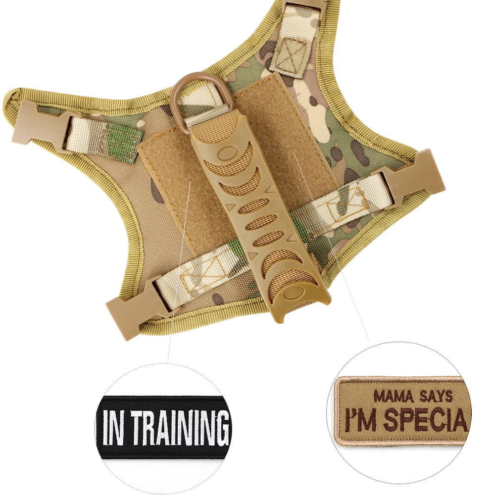 Tactical Cat Harness with Handle | Escape-Proof Outdoor Pet Vest