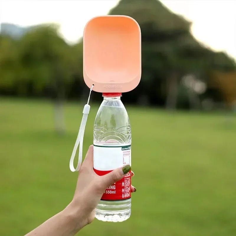 Portable Dog Travel Water Bottle | Outdoor Pet Water Feeder for Dogs & Cats
