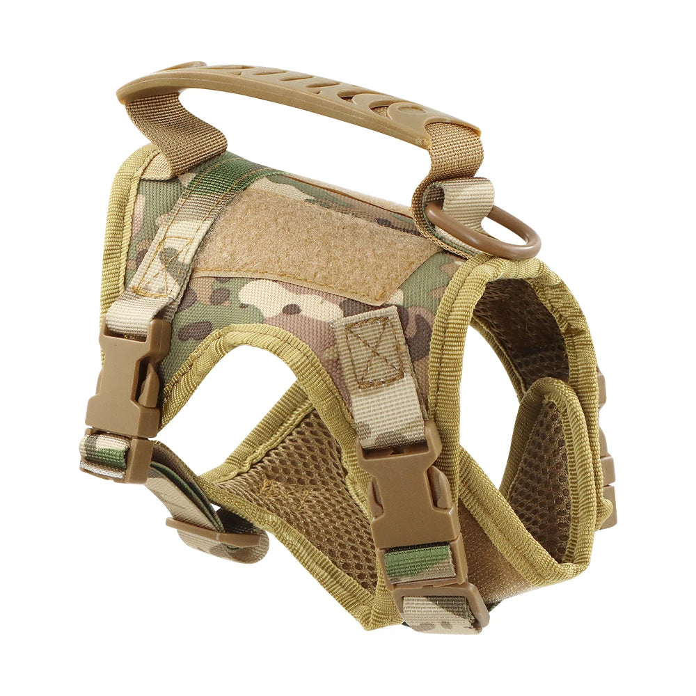 Tactical Cat Harness with Handle | Escape-Proof Outdoor Pet Vest