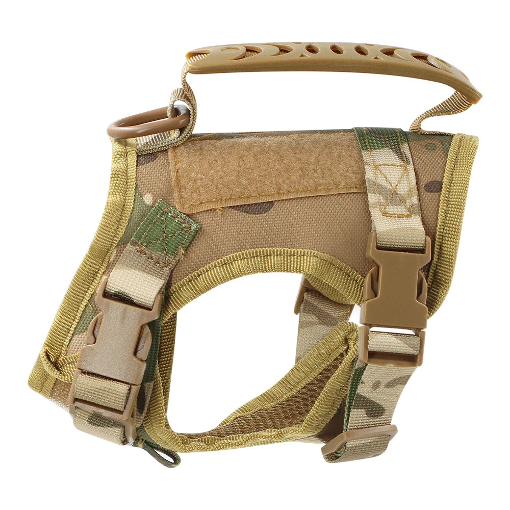 Tactical Cat Harness with Handle | Escape-Proof Outdoor Pet Vest