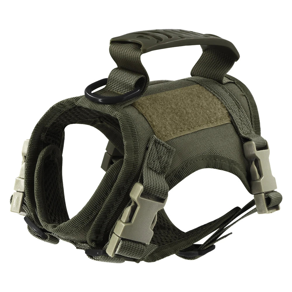 Tactical Cat Harness with Handle | Escape-Proof Outdoor Pet Vest
