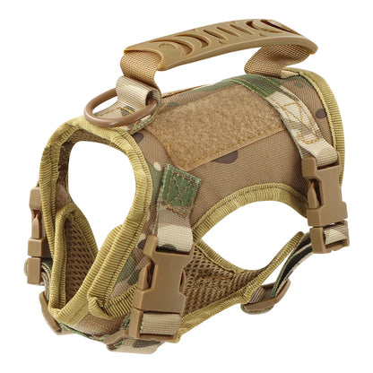 Tactical Cat Harness with Handle | Escape-Proof Outdoor Pet Vest